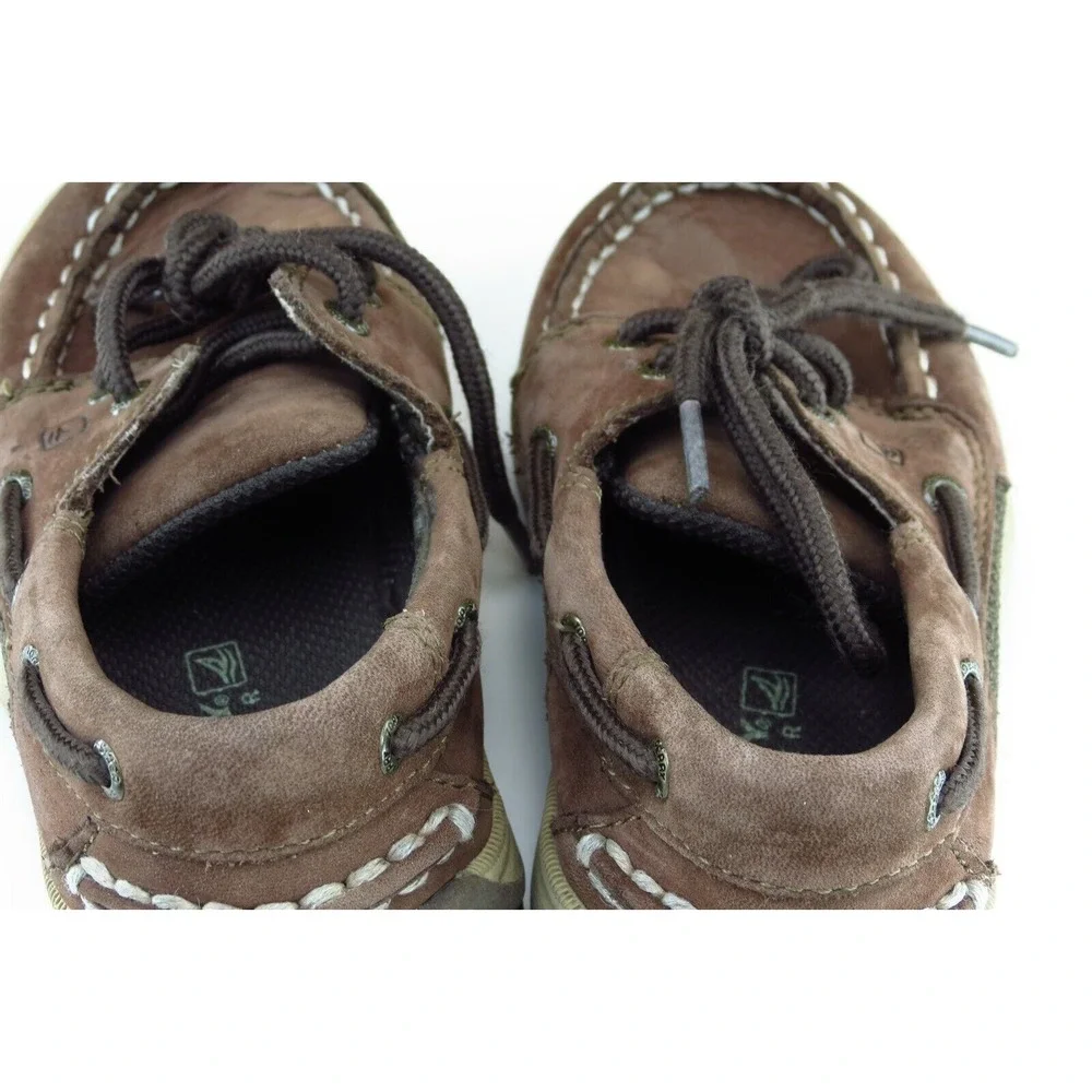 Sperry‎ Top-Sider Toddler Boys 11 Medium Brown Boat Shoe Leather Interpid